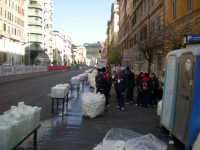 Maratona di Roma - Spugnaggio Via della Giuliana (km 17,5)
