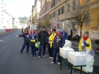 Maratona di Roma - Spugnaggio Via della Giuliana (km 17,5)
