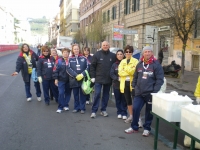 Maratona di Roma - Spugnaggio Via della Giuliana (km 17,5)
